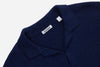 3Sixteen Long Sleeve Knit Polo in Midnight Alpaca