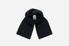 3Sixteen Alpaca Rib Scarf in Black