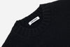 3Sixteen Alpaca Crewneck Sweater in Black