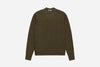 3Sixteen Alpaca Crewneck Sweater in Forest