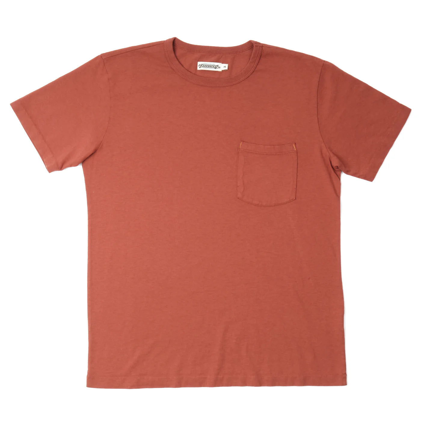 Freenote Cloth 9 Ounce Pocket Tee in Picante