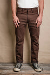 Freenote Cloth Rios Slim Straight in 15 Ounce Dark Brown