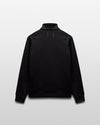 Reigning Champ Double Knit Rally Quarter Zip in Black