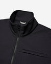 Reigning Champ Double Knit Rally Quarter Zip in Black