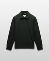 Reigning Champ Mid Weight Terry Rugby Sweatshirt in Petrol