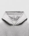 Reigning Champ Brushed Fleece &#39;97 Relaxed Hoodie in Heather Grey