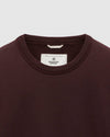 Reigning Champ Mid Weight Terry Standard Crewneck in Oxblood