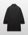 Reigning Champ Scout Coat in Black/Grey Wool Herringbone