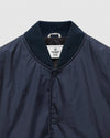 Reigning Champ Econyl Satin Nylon Stadium Jacket in Navy