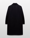 Reigning Champ Polo Coat in Black Wool Cashmere