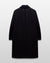 Reigning Champ Polo Coat in Black Wool Cashmere