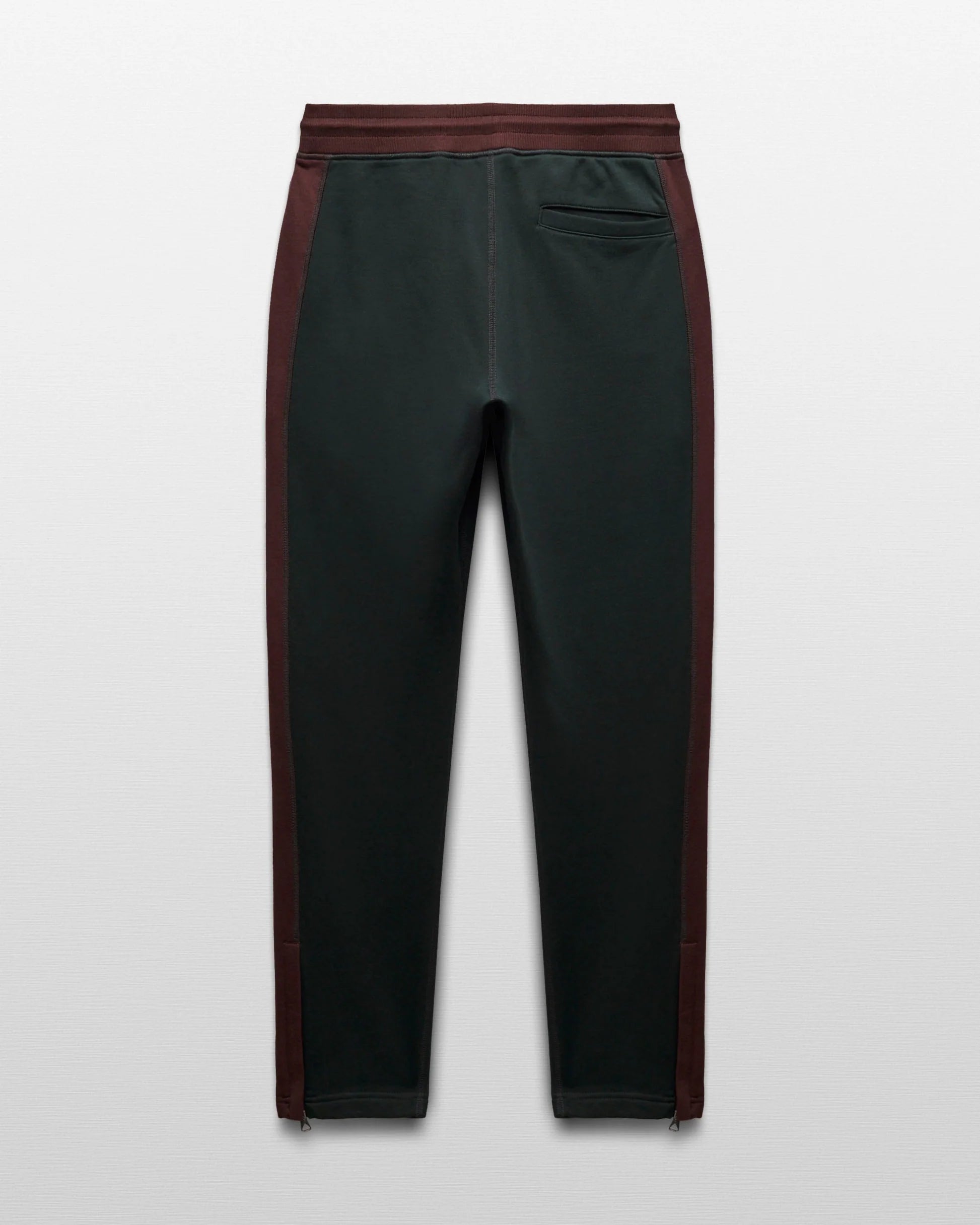 Reigning Champ Mid Weight Terry Racer Sweatpant in Petrol-Oxblood