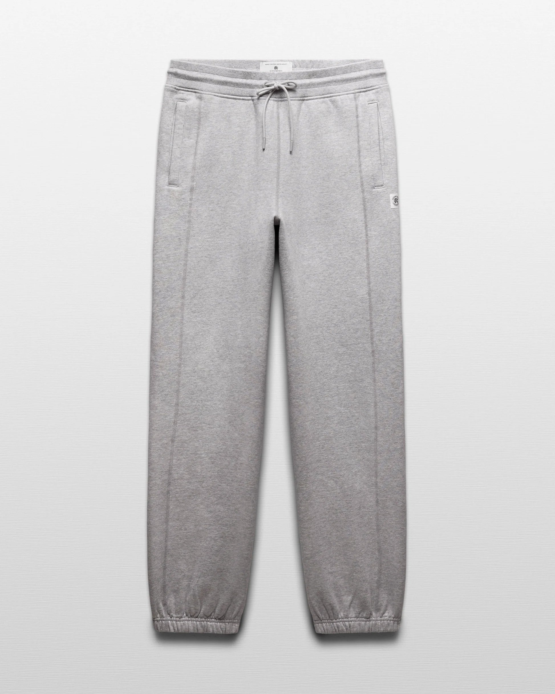 Reigning Champ Brushed Fleece '97 Relaxed Sweatpant in Heather Grey