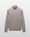 Reigning Champ Lightweight Merino Roll Neck in Dove