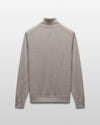 Reigning Champ Lightweight Merino Roll Neck in Dove