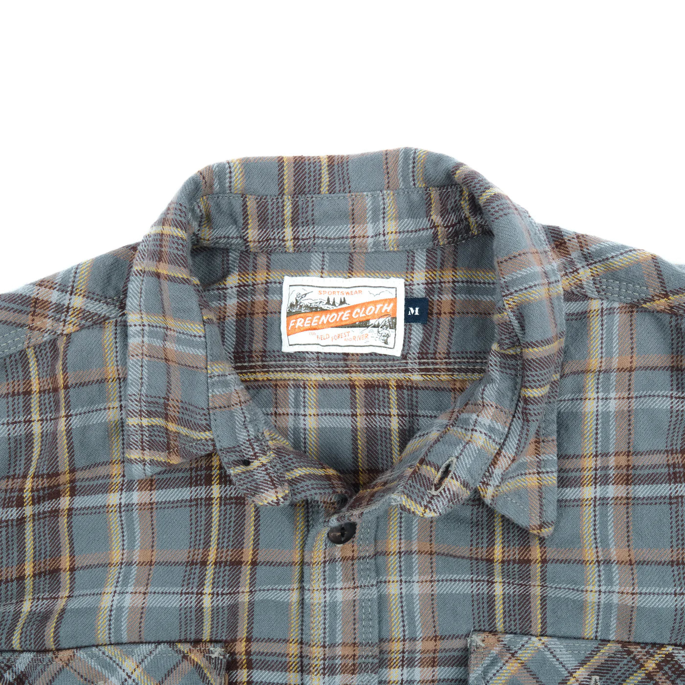 Freenote Cloth Jepson in Grey Plaid