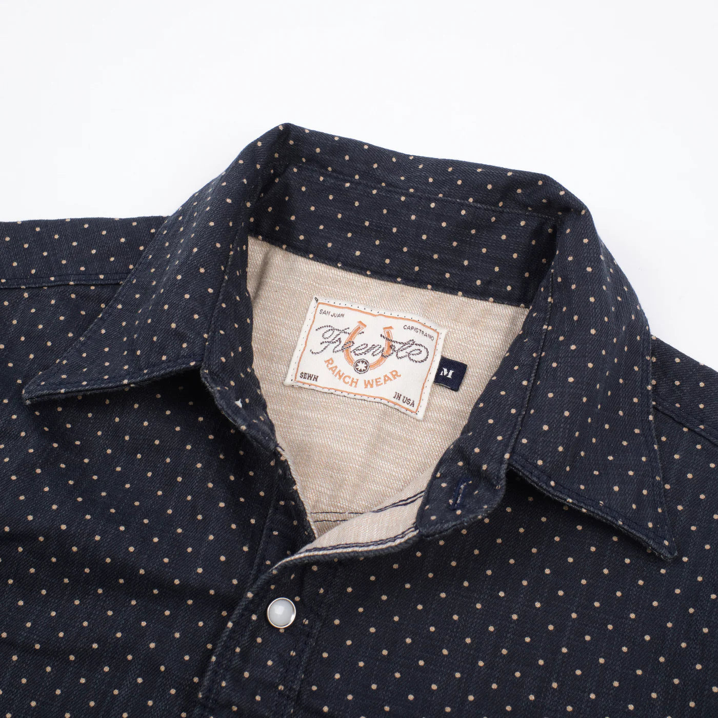 Freenote Cloth Bodie in Navy Polkadot