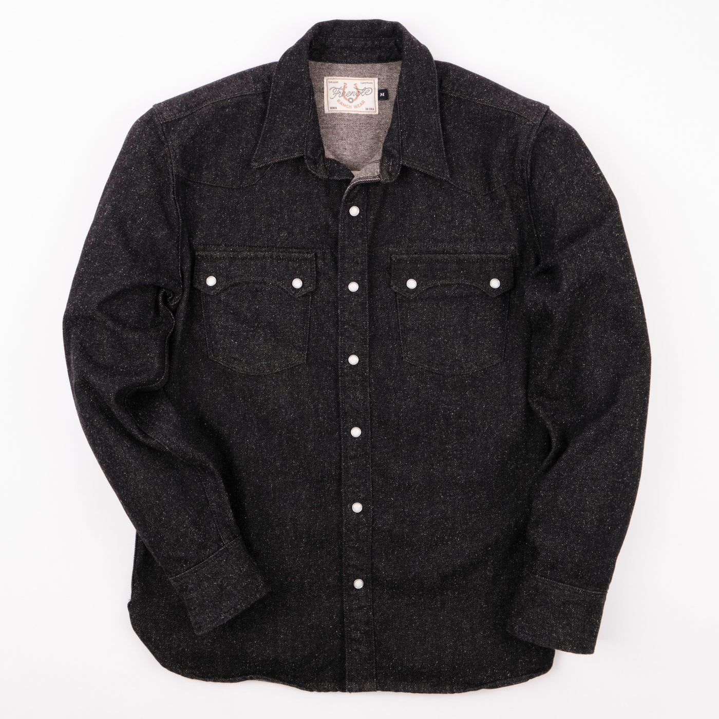 Freenote Cloth Modern Western in Black Nep Denim