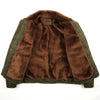 Freenote Cloth RJ-2 in Waxed Canvas 20 Ounce Olive Shearling