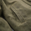 Freenote Cloth RJ-2 in Waxed Canvas 20 Ounce Olive Shearling