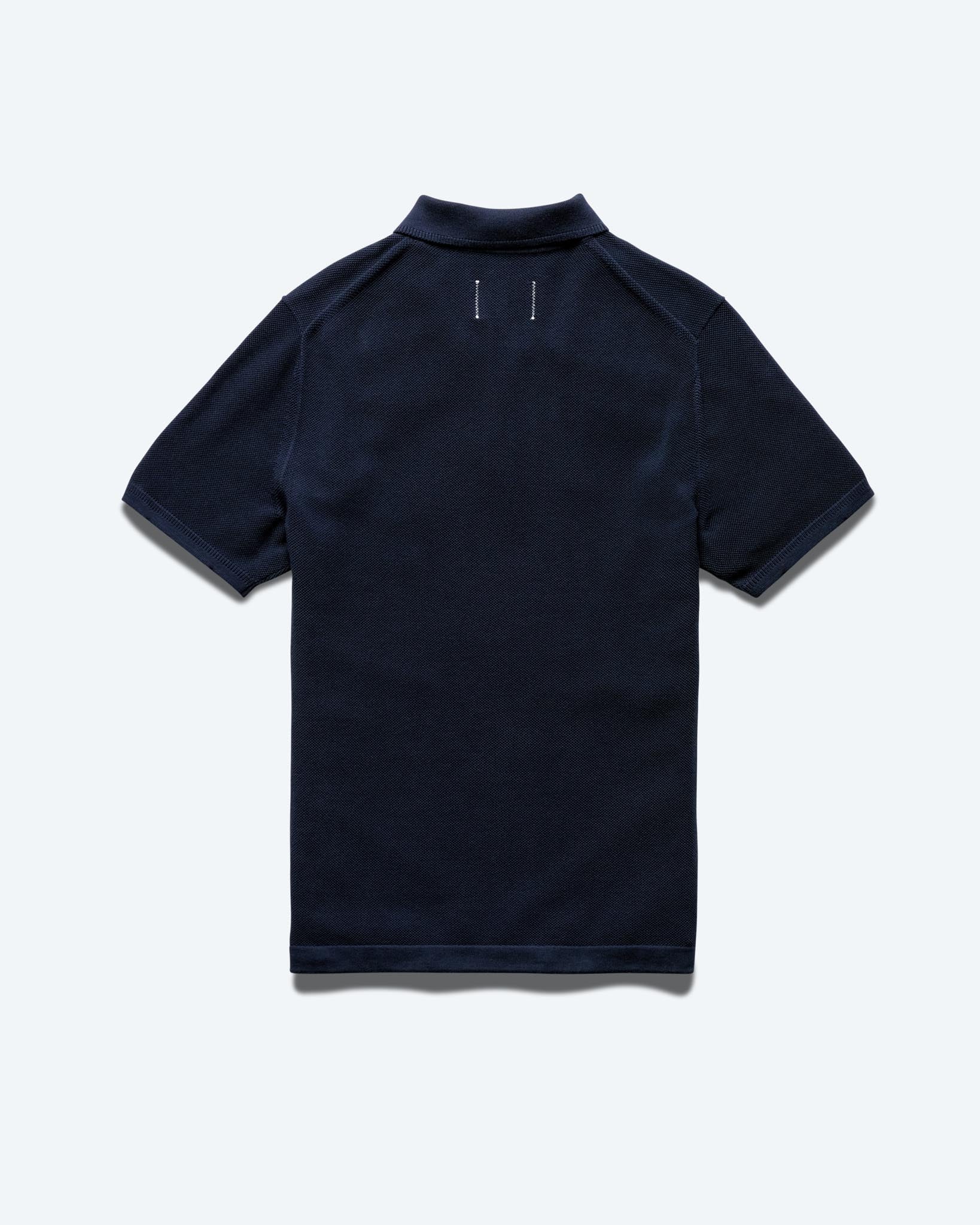 Reigning Champ Supima Pique Ace Polo in Navy
