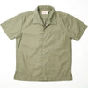 Freenote Cloth Cayucos in Green Sateen Short Sleeve