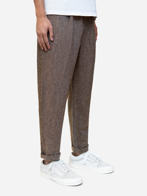 3Sixteen Drawstring Pant in Wool Tweed HBT - Earl's Authentics