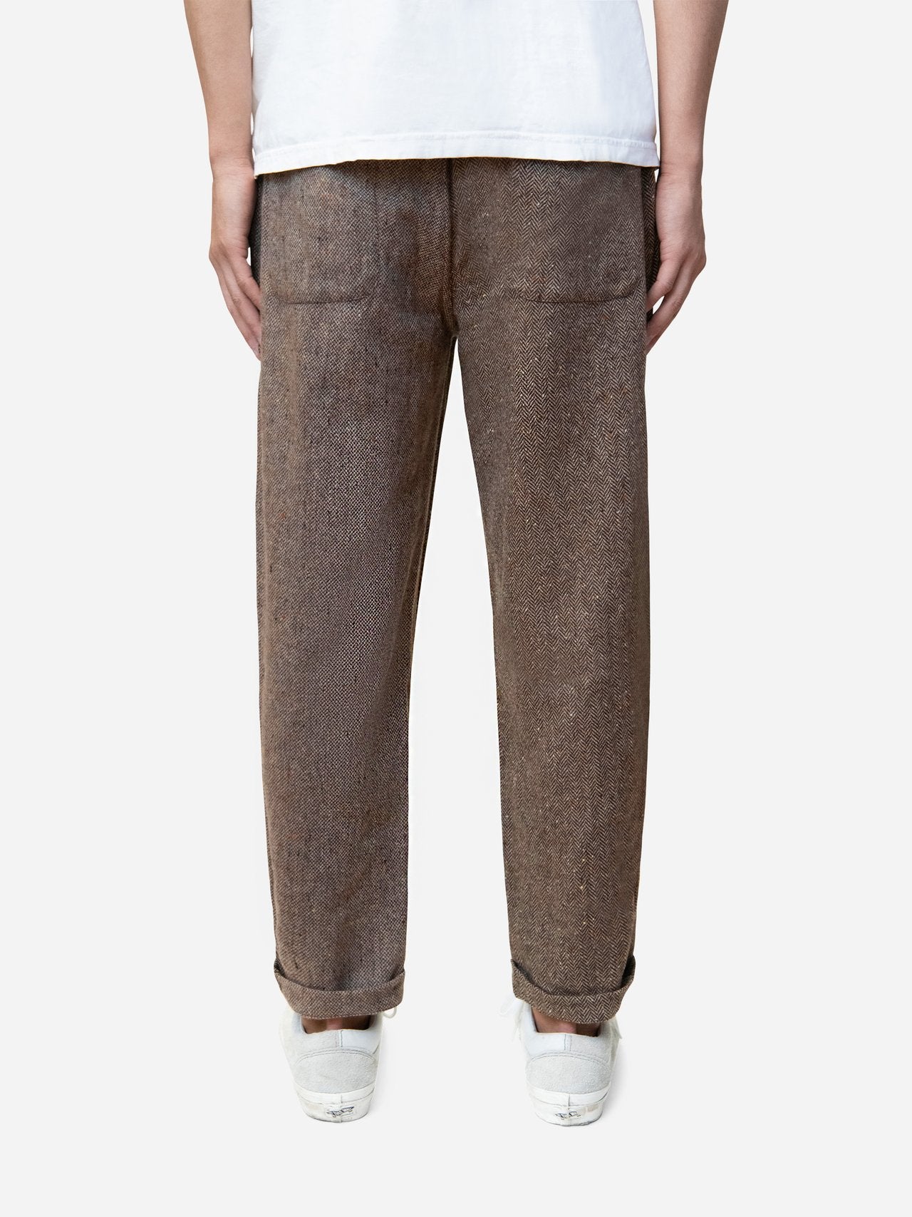 3Sixteen Drawstring Pant in Wool Tweed HBT - Earl's Authentics