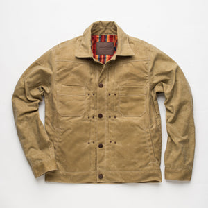 Freenote Cloth Riders Jacket in Tobacco Waxed Canvas - Earl's